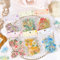 Scrapbooking Stickers Zubehör 240 Pieces Stickers Aesthetic 6 Themen Natur Pflanzen und Blumen Aufkleber Mädchen Bullet Journaling Vintage Sticker Für Fotoalbum,Crafts,Calendar,DIY Art,Laptop
