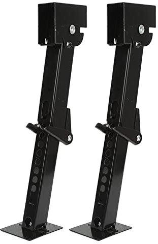 Cryfokt 2PCS Stabilizzatore per Rimorchio Stabilizzatore di Livellamento, da 290 a 455 Mm Sollevamento Regolabile Step Stabilizzatore Gambe, capacità 1000 Libbre Ciascuno