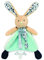 BABY NAT' - Attache Sucette Doudou Lapin - Collection Poupi - Couleur Bleu Marine - Attache Tétine Pour Bébé Dès La Naissance - Idée Cadeau De Naissance - BN0606