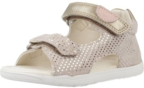 Geox Boys' B Sandal Macchia BoySandal, Beige gold, 3.5 UK