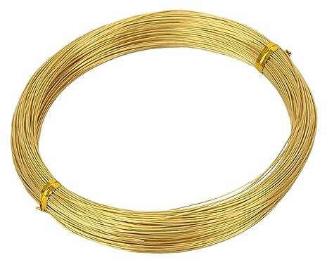 ZDLSDL Filo in Ottone, Diametro 0,5 mm, Lunghezza 50 m