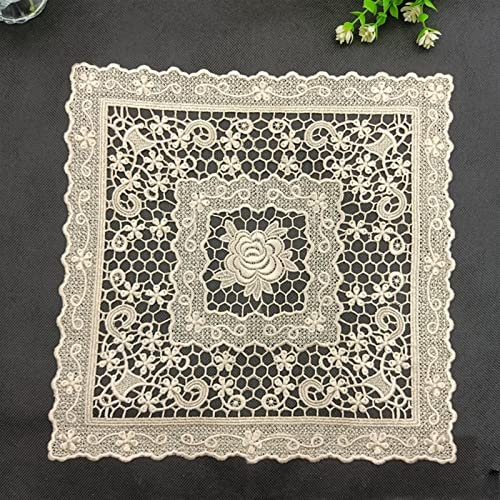 Tischflagge, Tischzubehör, Mattenuntersetzer Polstertischset Nützliche Dinge for die Küche zu Hause Esstischmatte for Essen Vintage Französische Vintage-Spitze Elegante Stickerei-Tischdecke3 Farben (
