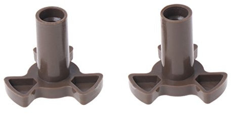 Kodbww 2Pcs l Microwave Turntable Coupler Plate Support Stand Drive Cog Tools