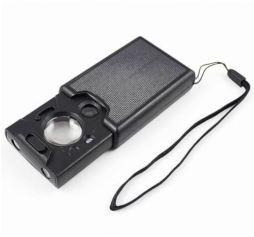 EUZUXU Schmucklupe, 30X 45X 60X Multi Power Juwelierlupe, Taschenlupe für Edelsteine, Briefmarken, Münzen, Uhren, Hobby, Antiquitäten, Modelle, Fotos