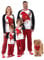 PATPAT Familienoutfits - Pyjama-Set, Niedliches Weihnachtsmuster, Langarmshirt und Hose, Geeignet für Vater Mutter Tochter Sohn Haustier, Pyjama Damen, Schlafanzüge für Herren, Haustier-Kopftücher 1