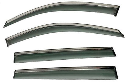 PIWINE Sonnenschutz für Autofenster Auto Windows Visier Markisen Regen Augenbraue Schutz Abdeckung Trim Für Nissan Für Sentra Für Sylphy 8th Gen B18 2020-2022