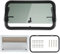 ISINEVER Wohnmobilfenster Ausstellfenster 700 x 400mm Wohnmobil Fenster Seitenfenster mit integriertem Rollo und Fliegengitter für RV Wohnwagen, Kastenwagen, Van, Camper, Auto, Bus, Boot