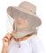 Chapeau de Soleil Moustiquaire Beige