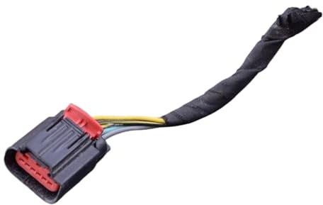 QASULER Conector de cableado eléctrico del Sensor de Flujo de Masa de Aire, Enchufe de Cable, for Peugeot, Boxer, Citroen, relé, Fiat, Ducato Sensor MAF