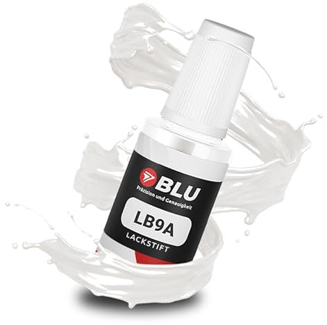 BLU Auto Lackstift Weiß kompatibel für VW LB9A Weiss CANDYWEISS | Auto Lack Reparatur Ausbesserungslack