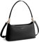 David Jones - Schultertasche für Damen - Handtasche Unter der Schulter Arm PU Leder - Umhängetasche Henkeltasche Crossbody Bag Stilvoll Elegant - Schwarz