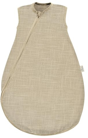 Kinderhaus Blaubär Alvi Kinderschlafsack Sommertraum & Windel Blaubaer | Sommerschlafsack | Leichter Baumwollschlafsack TOG-Wert 0,5 | Mull Baby Schlafsack ohne Ärmel | Außensack für Jungen & Mädchen