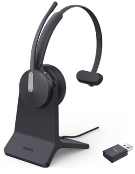Yealink WH64 DECT Hybrid Mono Headset | mit Ladestation | Microsoft Teams Zertifiziert