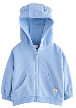 NEXT Mädchen Standard Kapuzenjacke Blau 74-80