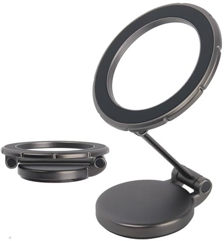 Handyhalterung Auto für Autohalterung zum Kleben, Handy Halterung Auto Faltbar [17 Magnet] Stabiler Magnetische Handyhalterung Universal für iPhone 16 Pro Max 15 14 13 12 Serie (Schwarz)