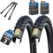 2er Set Schwalbe Fahrradreifen Land Cruiser 28 Zoll (42-622) AV DV SV Schlauch + 3 Metall Reifenheber E Bike (DV Schläuche, 28x1,40 Zoll (37-622))