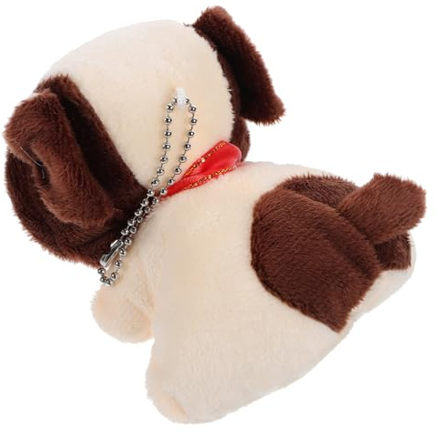 BESTonZON Porte-clés Chien Peluche Pendentif Clé Animal Décoration Porte-clés Sac