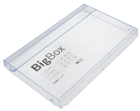 sparefixd Geeignet für Bosch Gefrierschrankschublade vorne Mitte Big Box Kühlschrank Gefrierschrank KGE368LCP