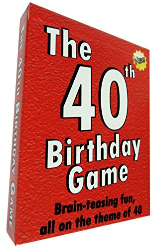GoForItGames.com The 40th Birthday Game - amusing little gift or present idea for anyone turning forty. Fun as a 40th birthday party icebreaker.