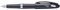 Pentel TRF94A-C Tradio Füllfederhalter Black and White Edition mit hochwertiger Iridium-Feder Gehäuse, hochglanz, schwarz/blau