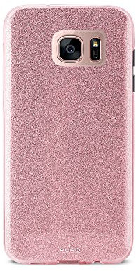 Puro Shine Collection Schutzhülle (geeignet für Samsung Galaxy S7 Edge) Rosé Gold