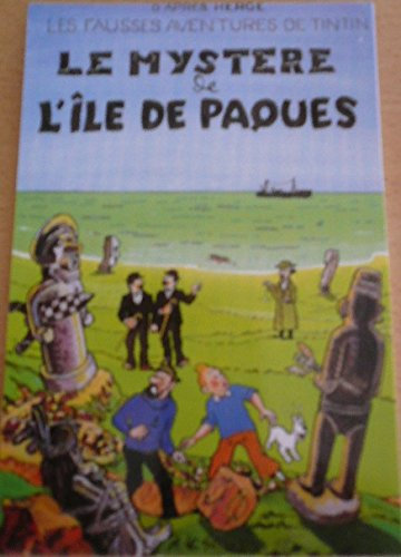Tim und Struppi – Die Falschen Abenteuer von Tim und Struppi – Das Geheimnis der Osterinsel – 10 x 15 cm Postkarte