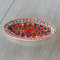 Plat ovale Bakir rouge - L 20 cm