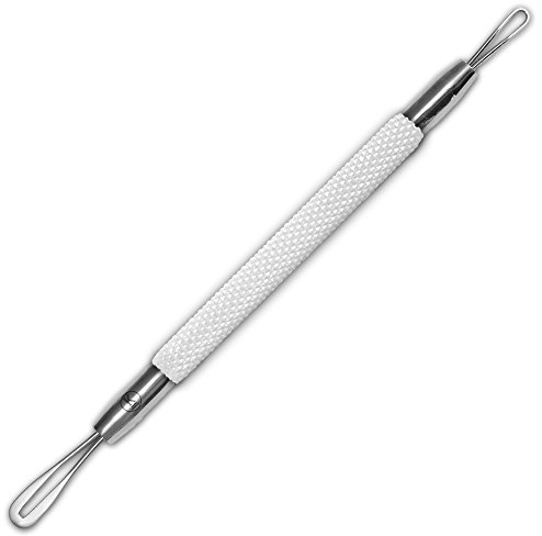 K-Pro Comedoni Estrattore - Rimozione Punti Neri - Elimina Comedone Naso & Faccia (Bianco)