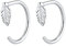 Elli Ohrringe Damen Feder Boho Gipsy Creole in 925 Sterling Silber