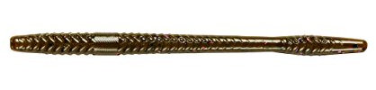 Yum Lures Unisex-Erwachsene YUM Finesse Soft Plastic Worm Bait Fishing Lure Wurm, Grüner Kürbis/lila Flocke, 4