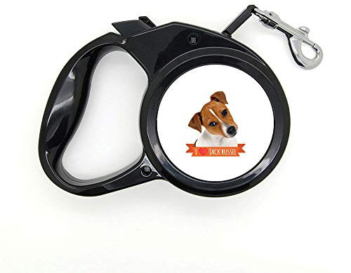 Mygoodprice Hundeleine, einziehbar, 3 m, Jack Russel