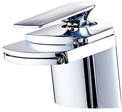 Badezimmer Waschtischarmatur Wasserfall Waschbecken Wasserhahn Einhebel Messing Armaturen Chrom