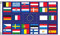 Stormflag EU Flagges 27 Europäische Länder (90cmx150cm) Polyester Pongee 90g mit Ösen mit Doppelnadel genäht.