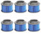 FFyan Ersatz-Poolfilterkartuschen,Filterpatronen Teile für MSPA FD2089, Filterpatronenpumpe passend für MSPA alle aktuellen Whirlpools(verbesserte Version 6Stück)