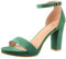 Elara Damen Pumps High Heels Chunkyrayan WW100 Green-40