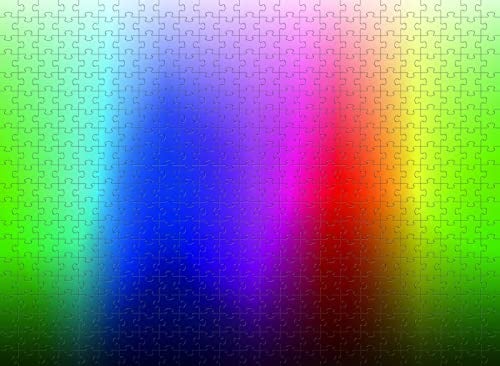 5000 Teile Puzzle Rainbow Gradient Puzzle Ideal für Entspannung und Meditation Lernspiel
