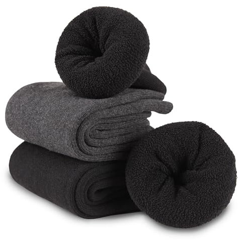 Bestlivings Herren Thermo - Socken, (39-42/43-46/47-50) 3er - 24er Pack - Klassische Baumwollsocken Atmungsaktiv Frottee - Socken