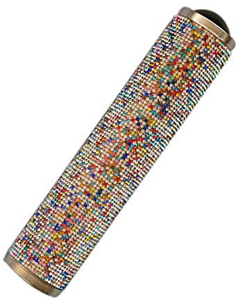 ZEALMAX Kaléidoscope Classique en Verre Multicolore, Fait Main, Jouet nostalgique pour Enfants et Adultes
