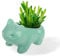 Half Forest Keramik Frosch Blumentopf,Mini Indoor Kleine Blumentöpfe,Kreative,Cartoon,Froschform,Für Desktop, Küche, Terrasse Heimtextilien (11×7cm)