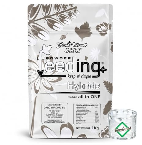 Weedness Green House Feeding Hybrid 1 Kg - NPK Dünger Grow Anbau Indoor Erde Flüssigdünger Organischer Bio