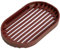 1 Pieza Jabonera Baño,Jabonera con Desagüe,Jaboneras para Baño,Jabonera Champu Solido,Jaboneras para Pastillas de Jabon,Disponible en Ambos Lados,para Cocina,Baño,Lavabo,13.7 * 8cm (Rojo)