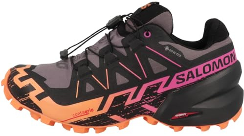 Salomon Damen Laufschuhe Speedcross 6 GTX Grau 40