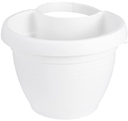 Parliky 1stück Hängender Pflanztopf Aus Dickem Material Wandmontierter Regenrohr-Topf Für Garten Badezimmer Und Kleine Räume Leicht Langlebig Und Installieren