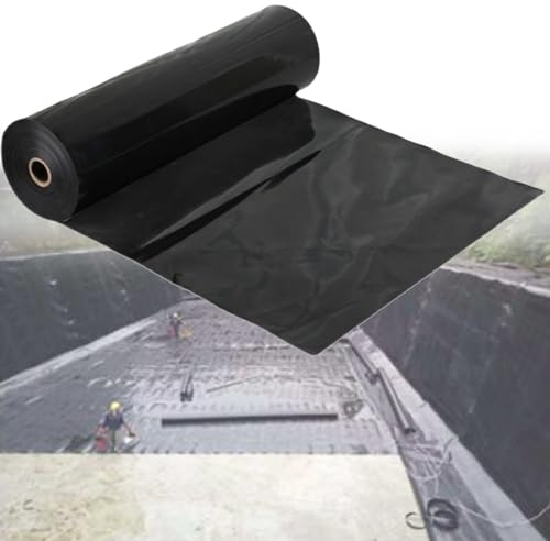 Generisch 8 x 12 m Teichfolie, Schwarze Teichfolie Wird for kleine Teiche, Fischteiche, Krabben, Hummer und andere Aquakulturen, Springbrunnen und Wasserfälle, Wassergärten verwendet(Size:16x22meter)