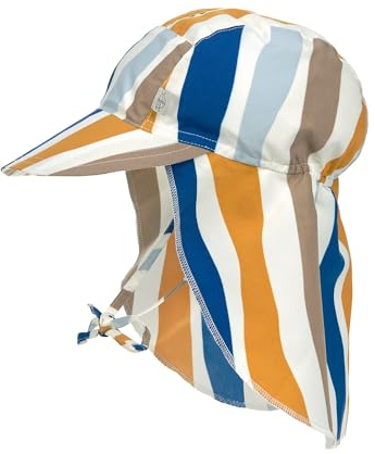 LÄSSIG Unisex Baby Für Kinder Sonnenhut, Blau, 43-45 EU