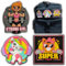 EVERFLY Patches Klett Militär Rucksack mit Klettverschluss – 3 Stück – Crossfit Patches Klettverschluss – Zubehör Gym Airsoft – Herren Damen – PVC-Abzeichen – Tactical Deutschland Polizei Aufkleber