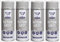 4 Bombes Aérosol - Peinture GRIS BETON - 4x400ml - verre alu plastique bois métal - 408