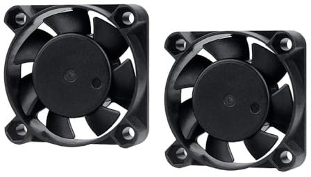 QKFTCSDW 5 uds 24V DC 12V 5V 40mm x 40mm x 10mm rodamiento de Bolas de 2 Pines Caja de Ordenador Ventilador de refrigeración 4010(12V Ball 6500RPM)