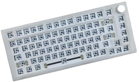 75 Percent Keyboard Kit Next Time Customized Mechanical X75 Gasket Hot Swappable PCB RGB Type-C Compatible(Frosting)