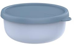 Mepal - Recipientes microondas Lumina - Recipientes alimentarios con tapa aptos para la nevera, el congelador, horno de vapor, microondas y lavavajillas - Recipiente de cocina - 750 ml - Nordic blue